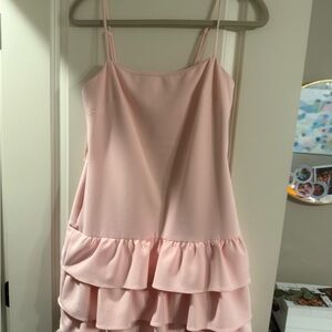 Pink Ruffle Dress